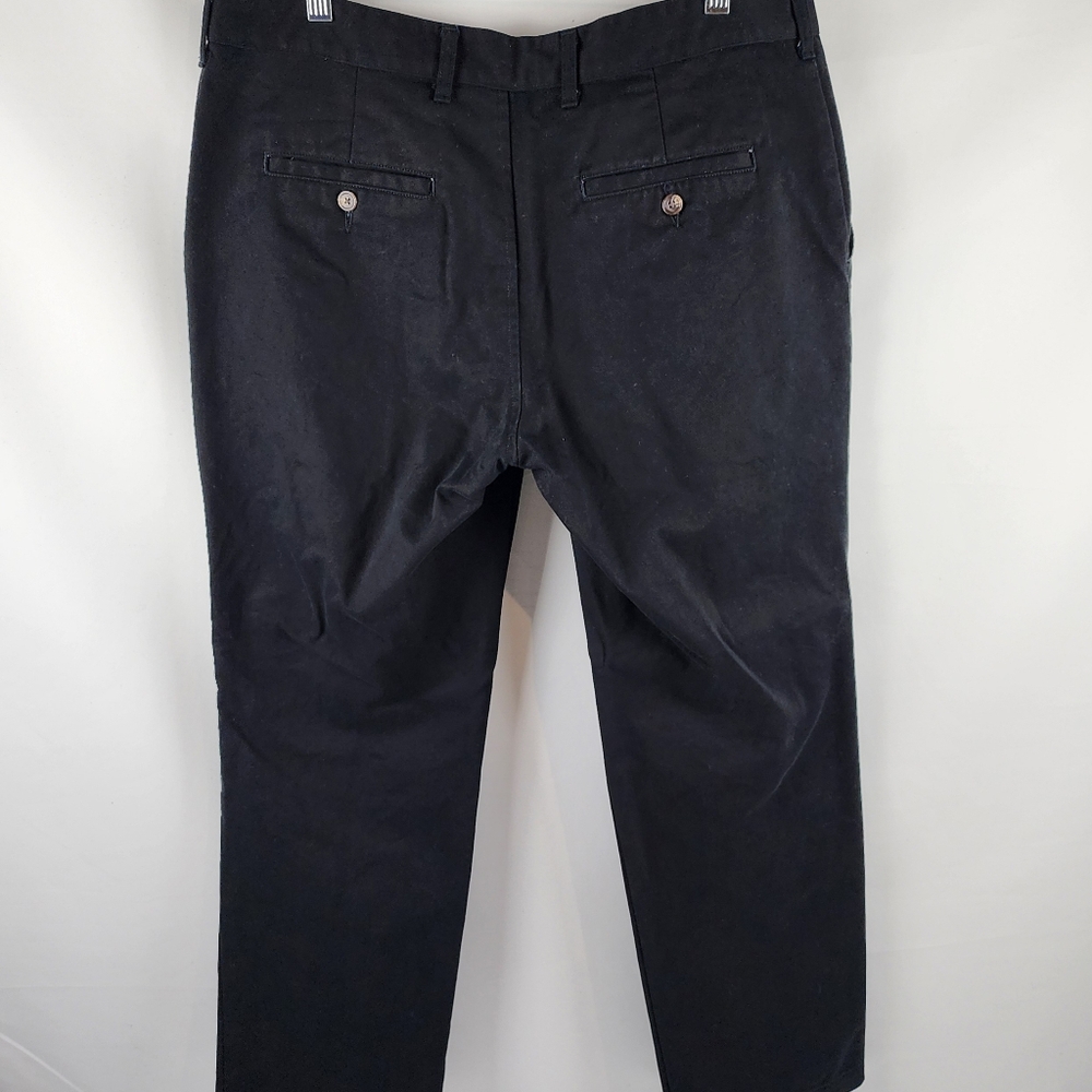 Peter Manning Pants Mens 36x27 Black Lightweight Chino - Picture 8 of 10